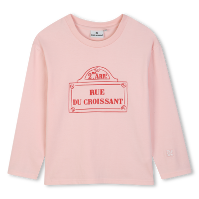 Long sleeve t-shirt KIDS AROUND GIRL