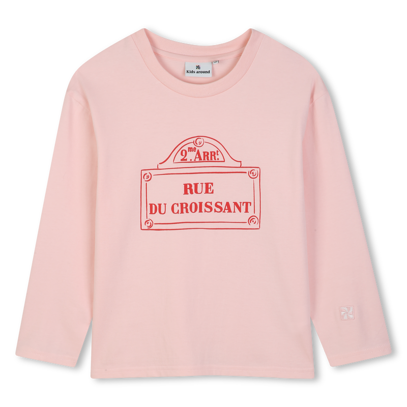 Long sleeve t-shirt KIDS AROUND 
                        GIRL