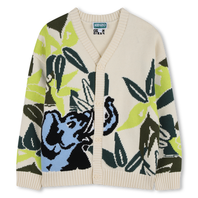 V-Neck Cardigan KENZO KIDS UNISEX