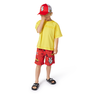 Embroidered cotton T-shirt MARC JACOBS UNISEX