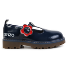 Buckled Leather Mary-Janes KENZO KIDS 
                    GIRL