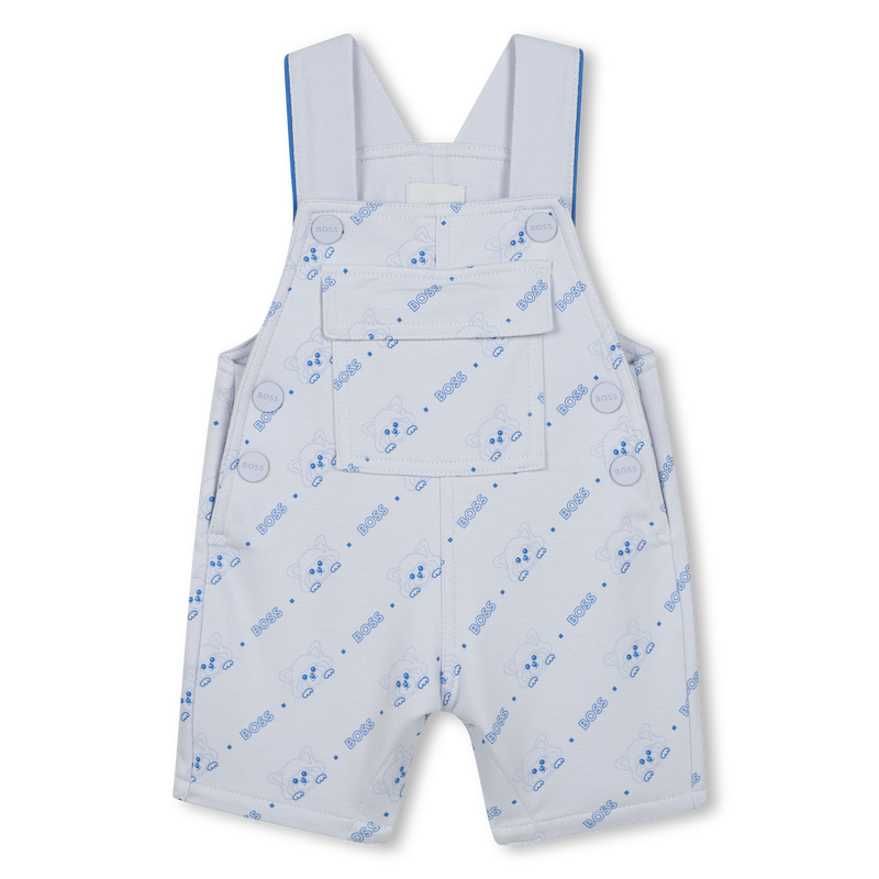 Panda Print Short Overalls BOSS 
                        BOY