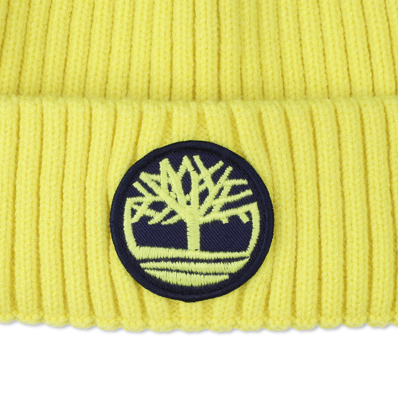 Knitted badge hat with logo TIMBERLAND 
                    BOY