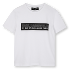Short-sleeved T-shirt, WHITE, hi-res