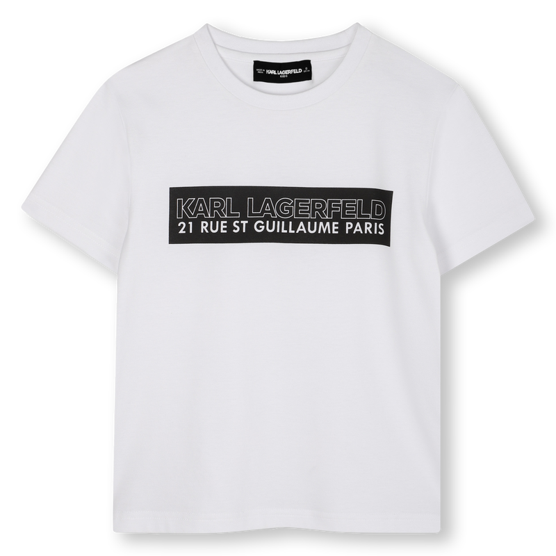 Short-sleeved T-shirt KARL LAGERFELD KIDS 
                        BOY