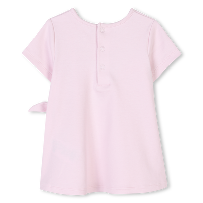 Short-sleeved cotton dress MICHAEL KORS GIRL