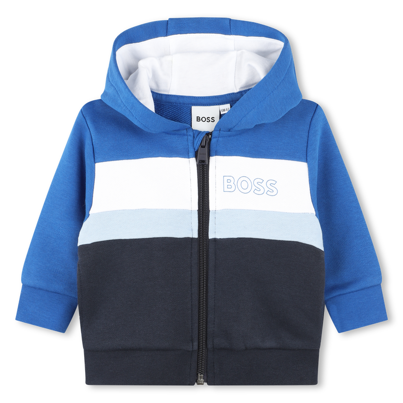 Zip-up fleece sweatshirt BOSS 
                    BOY