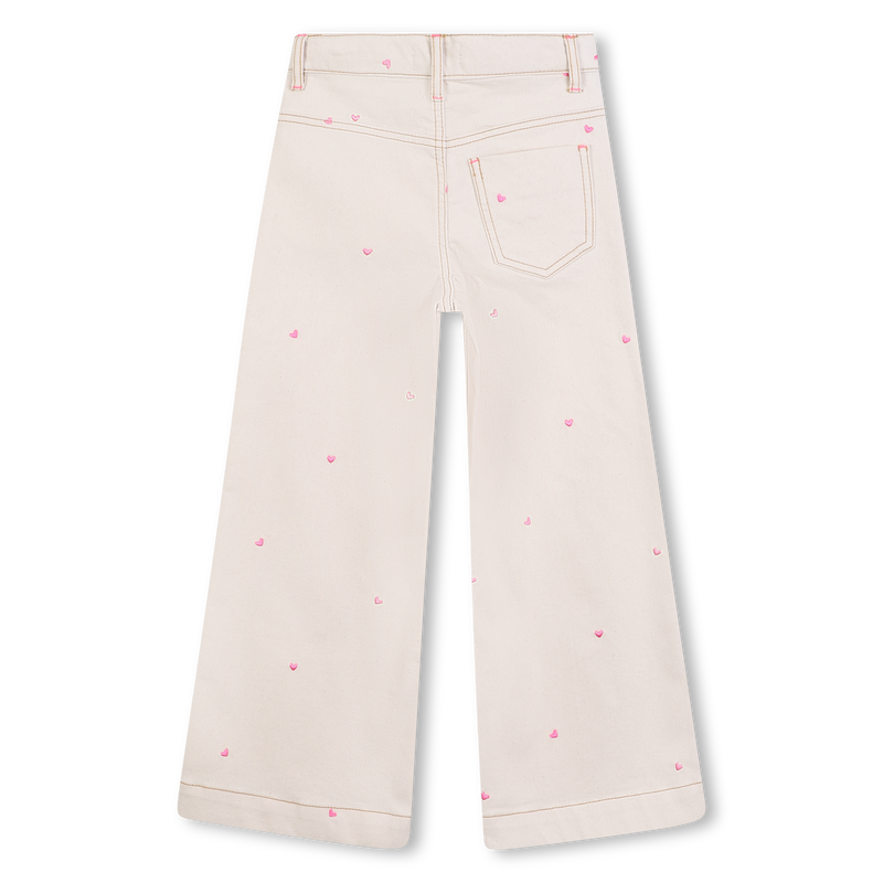 Cotton trousers with hearts BILLIEBLUSH 
                        GIRL