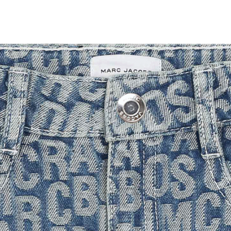 Cotton Jean Skirt MARC JACOBS 
                    GIRL