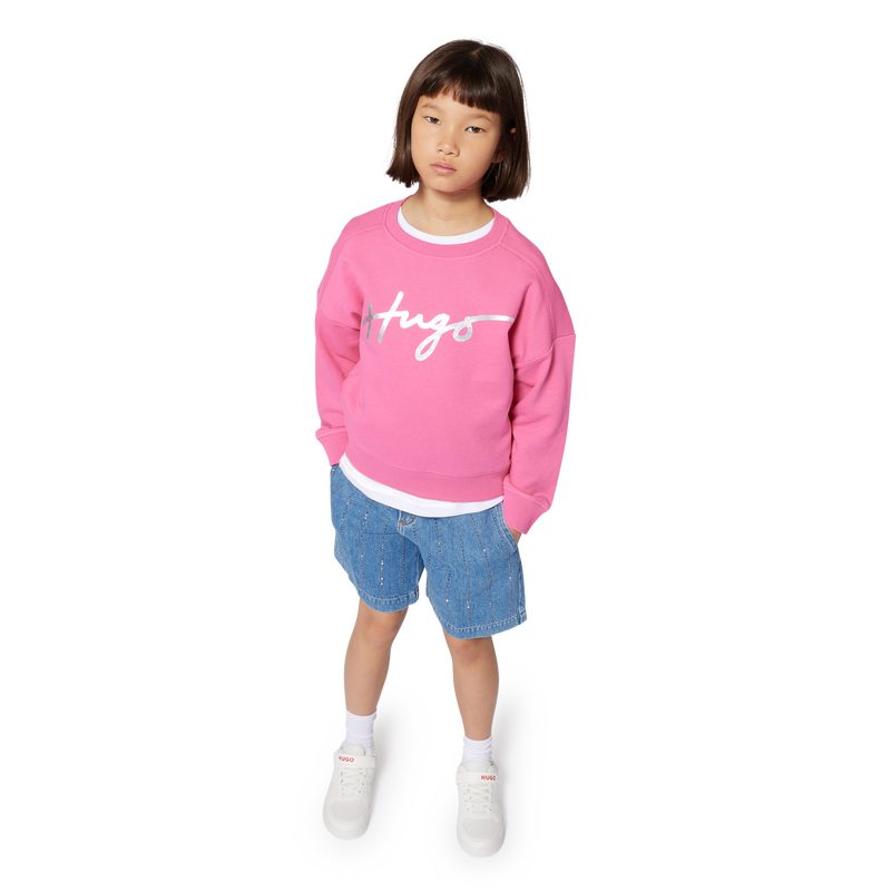 Fleece sweatshirt HUGO 
                        GIRL