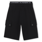 Elasticated Waist Bermudas KARL LAGERFELD KIDS 
                    BOY