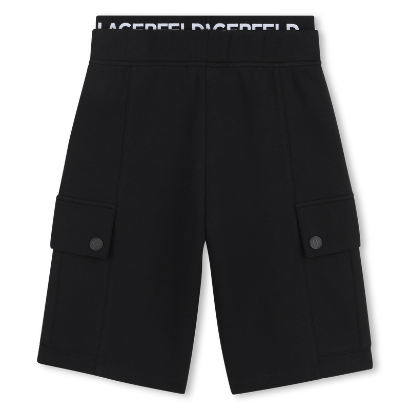 Elasticated Waist Bermudas KARL LAGERFELD KIDS 
                        BOY