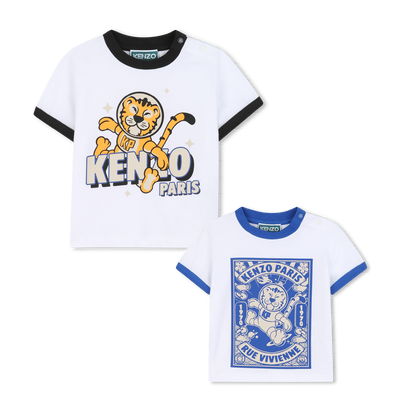 Pack of 2 jersey t-shirts KENZO KIDS BOY