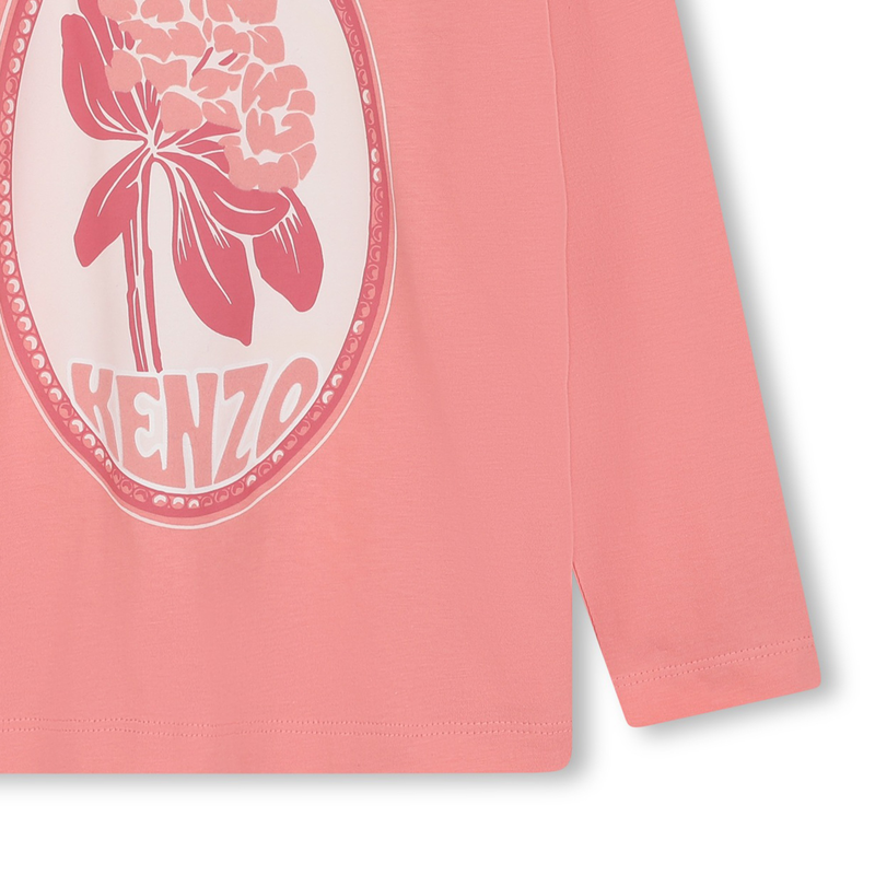 Graphic Front Long-Sleeve KENZO KIDS 
                    GIRL
