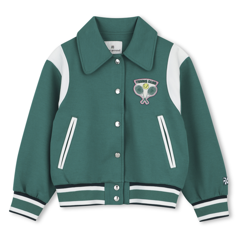 Snap Front Cardigan KIDS AROUND 
                        GIRL