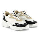 Bi-material lace-up sneakers HUGO 
                    BOY