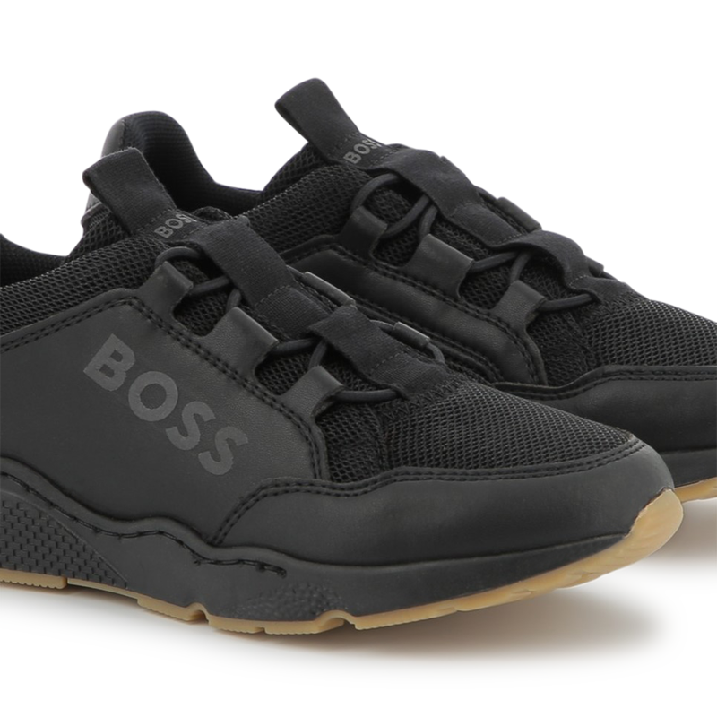 Lace-Up Elasticated Sneakers BOSS 
                        BOY