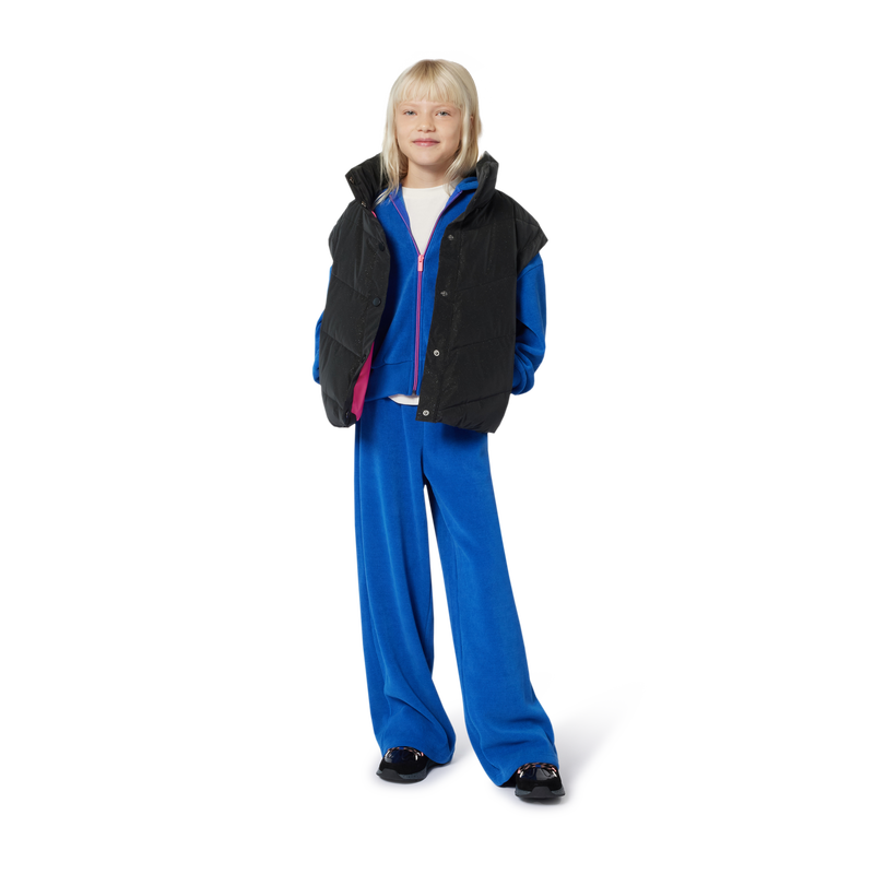 Sleeveless glitter down jacket BILLIEBLUSH 
                        GIRL