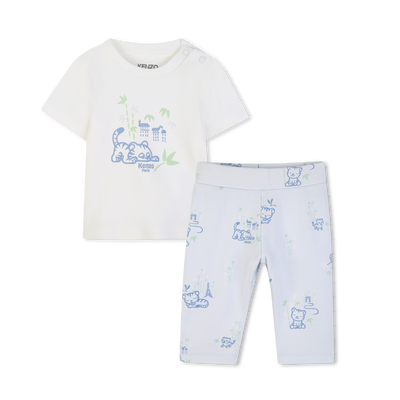 Logo Print Outfit Set KENZO KIDS BOY