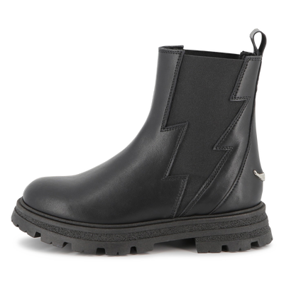 Cowhide leather Chelsea boots ZADIG & VOLTAIRE GIRL