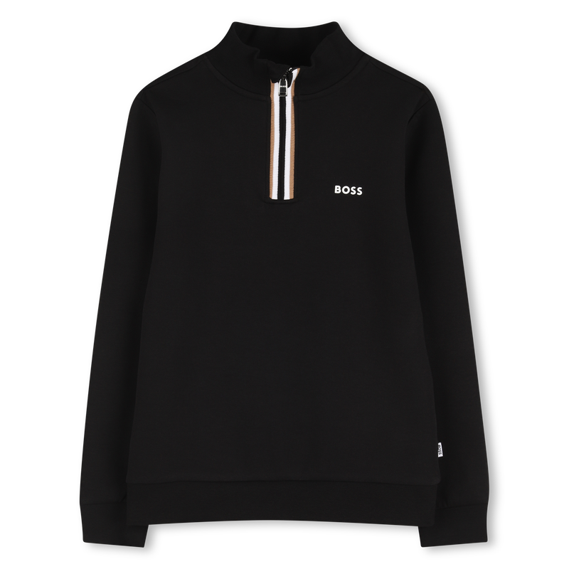 Zip-up stand-up sweatshirt BOSS 
                    BOY