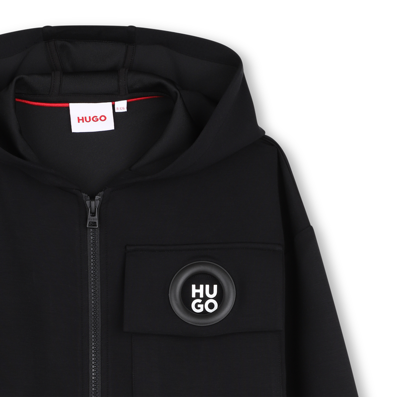 Hooded cardigan HUGO 
                        GIRL