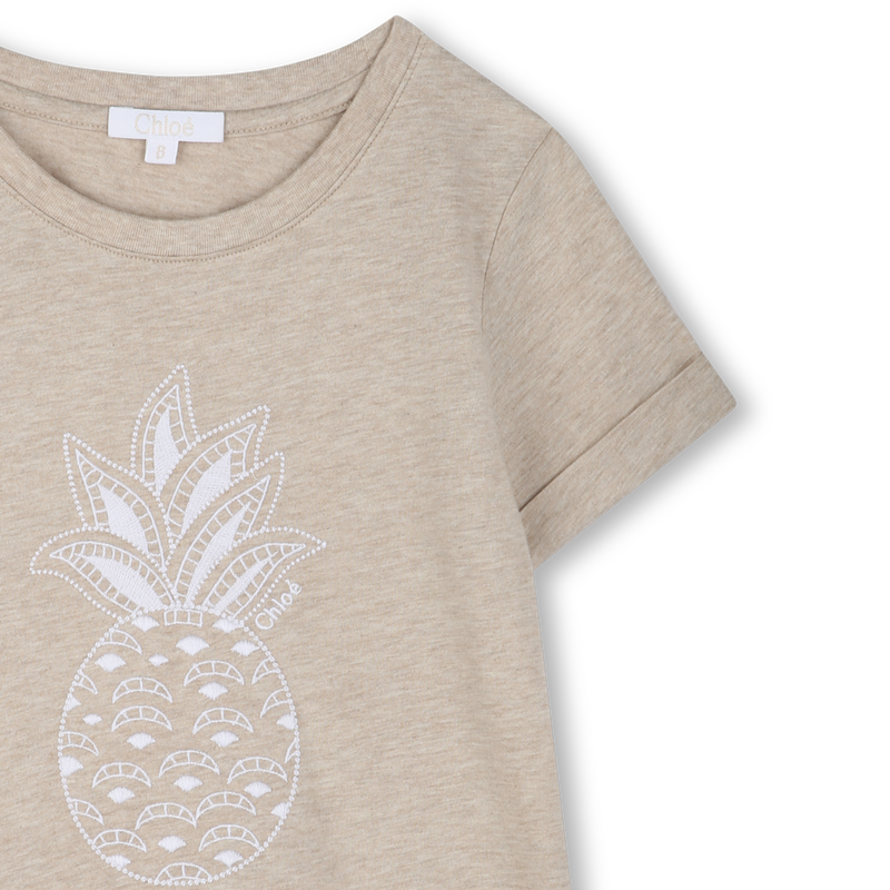 Embroidered pineapple T-shirt CHLOE 
                    GIRL