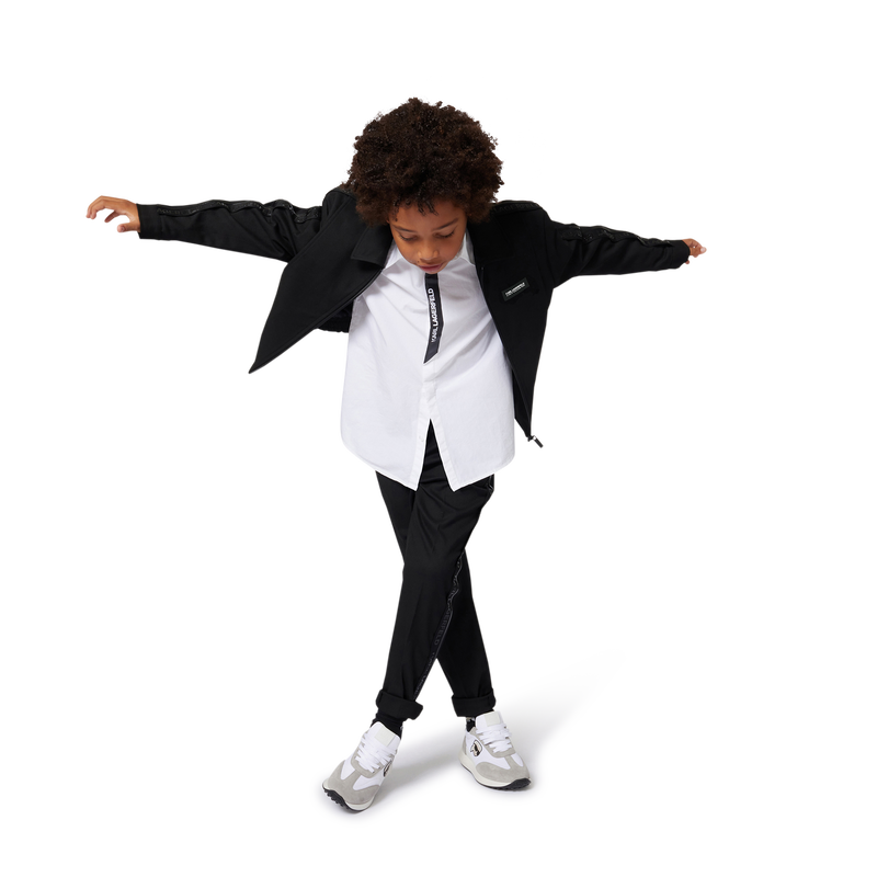 Lace-up low-top sneakers KARL LAGERFELD KIDS 
                        BOY