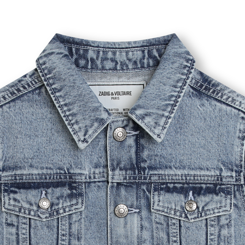 Cotton Jean Jacket ZADIG & VOLTAIRE 
                    BOY