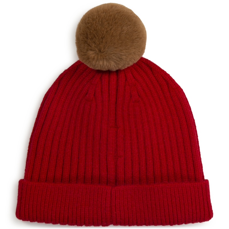 Hat with pompom and embroidery TIMBERLAND 
                    BOY