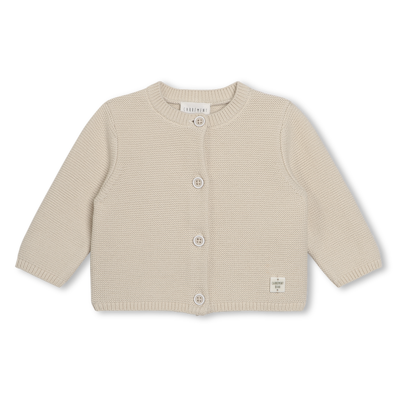 Knitted cotton cardigan