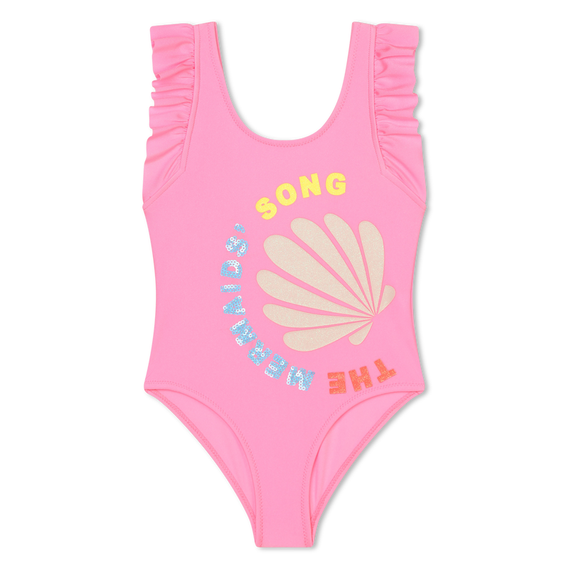 One piece sequin bathing suit