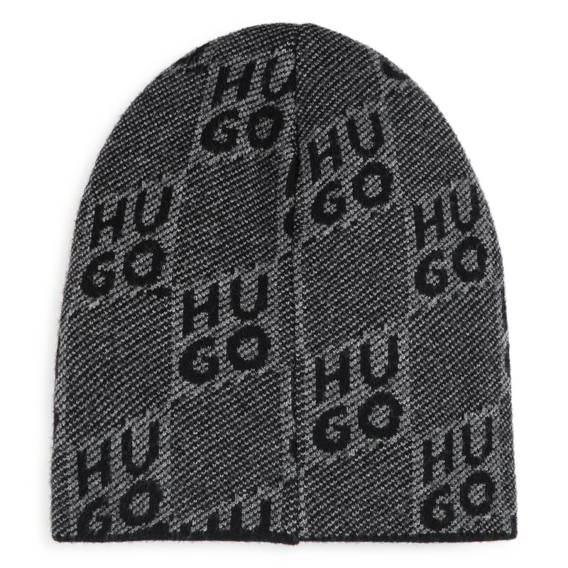 Checkered Knit Hat HUGO 
                    BOY