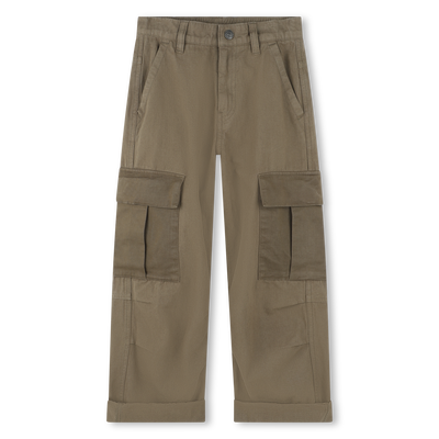 Cotton Multi-Pocket Trousers TIMBERLAND BOY