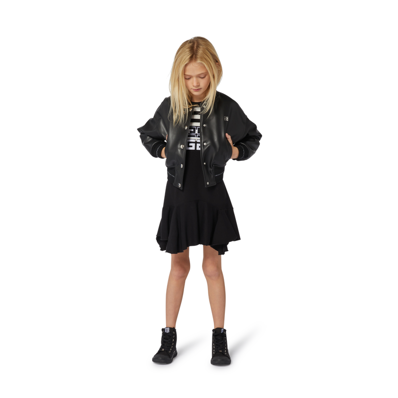 Press-Stud Logo Bomber Jacket GIVENCHY 
                    GIRL