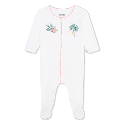 Cotton Press Stud Pajamas KENZO KIDS GIRL
