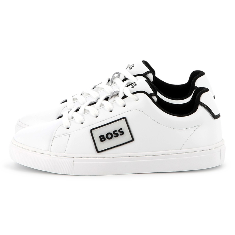 Cowhide leather sneakers BOSS 
                    BOY