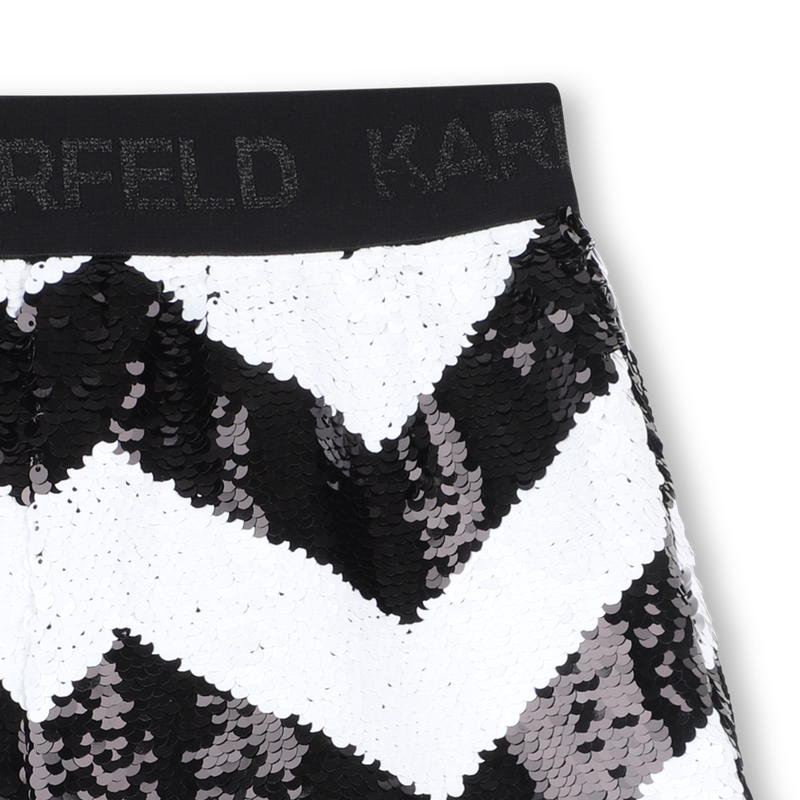 Herringbone shorts KARL LAGERFELD KIDS 
                        GIRL