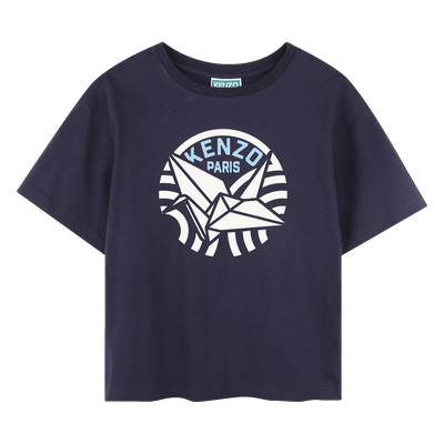 T-shirt with logo print KENZO KIDS GIRL