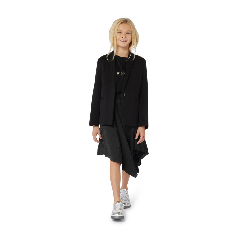 Asymmetric Logo Print Skirt GIVENCHY 
                    GIRL