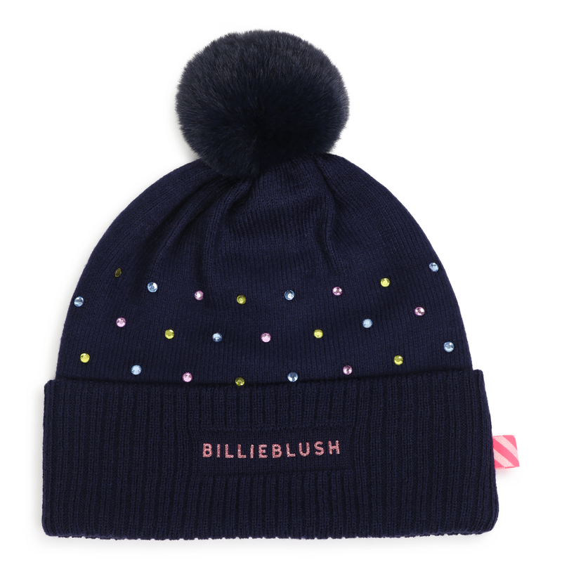 Multicolored rhinestone beanie BILLIEBLUSH 
                        GIRL