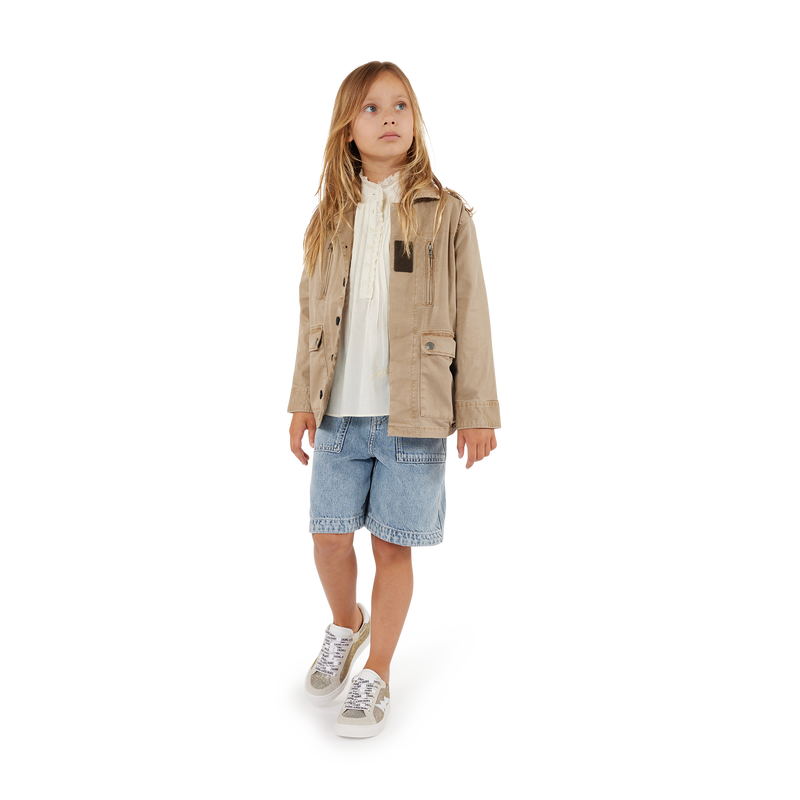 Ruffled Cotton Blouse ZADIG & VOLTAIRE 
                    GIRL