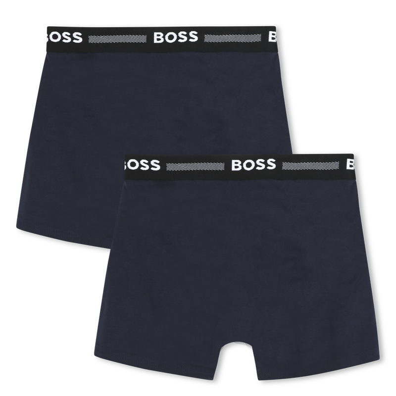 Set of 2 cotton boxer shorts BOSS 
                        BOY