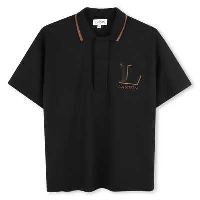 Short-sleeved polo shirt LANVIN BOY