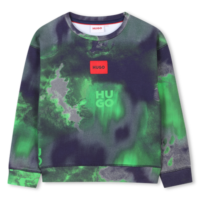 Round-neck printed sweatshirt HUGO BOY