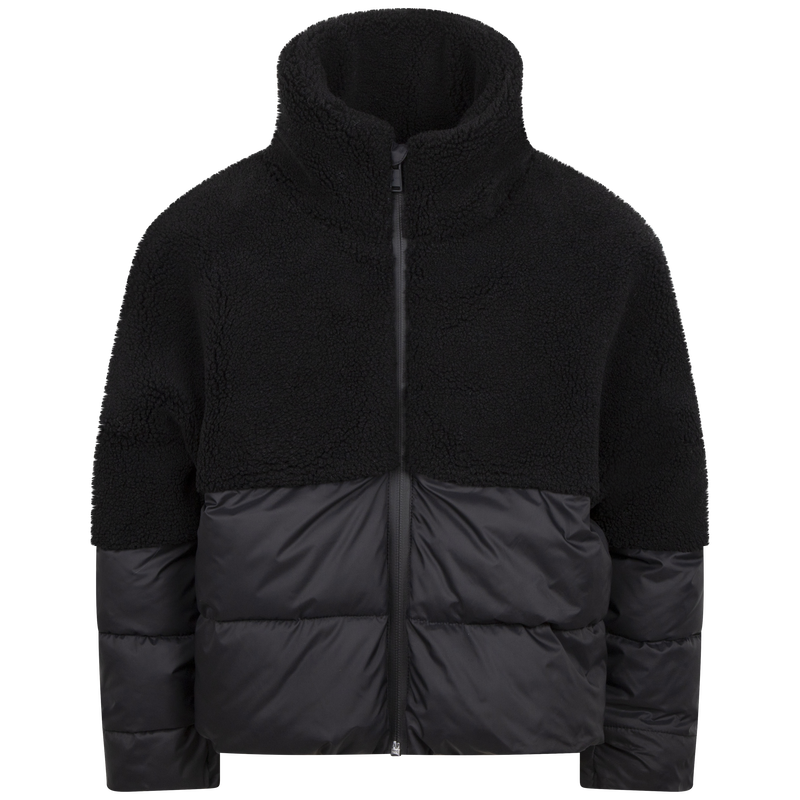 BOSS Dualmaterial hooded puffer