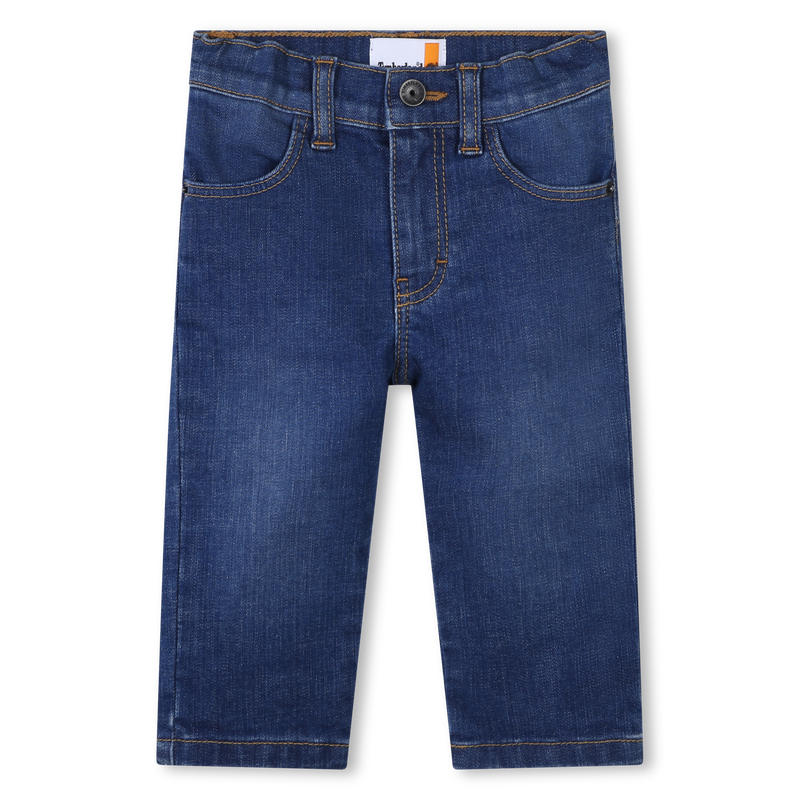 Straight-Cut Contrast Jeans TIMBERLAND 
                        BOY