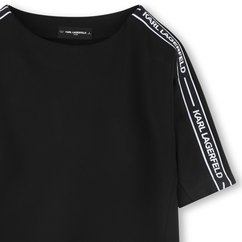 Short-sleeved dress KARL LAGERFELD KIDS 
                        GIRL