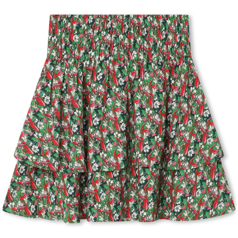 Flower-print frilled skirt ZADIG & VOLTAIRE 
                    GIRL