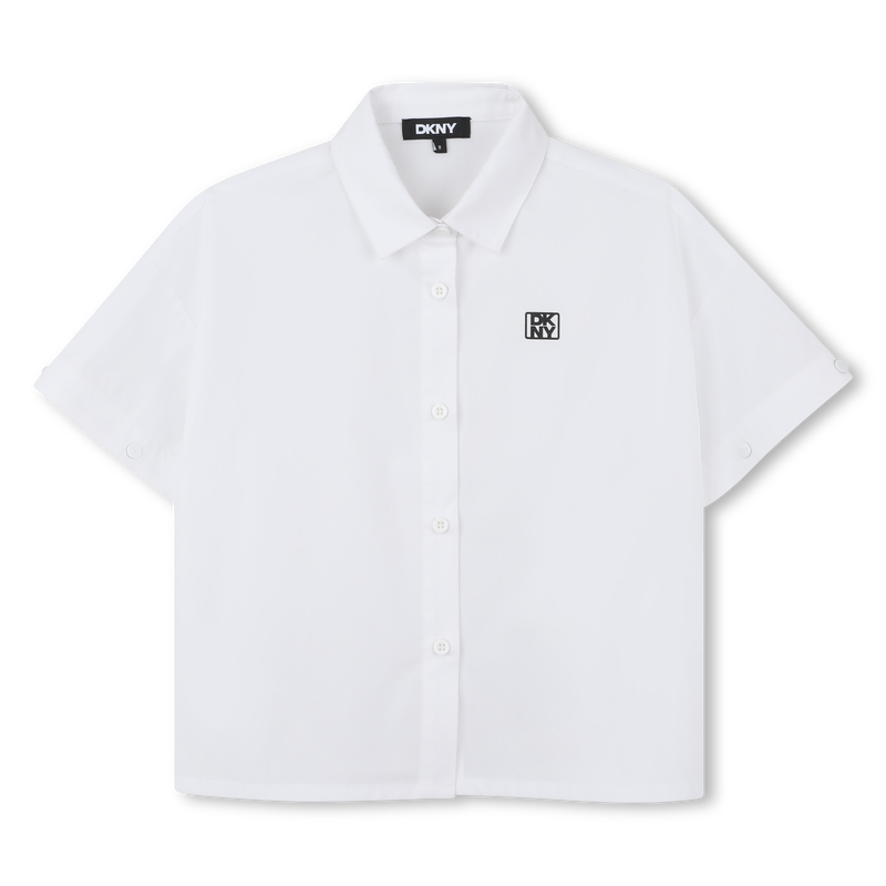 Cotton poplin shirt DKNY 
                    GIRL